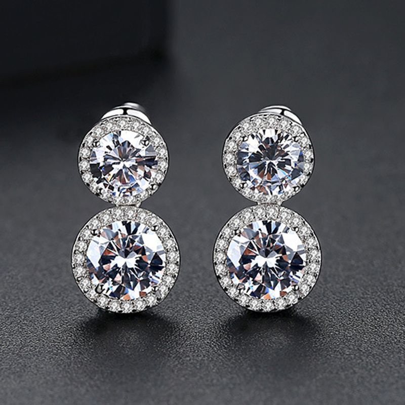 Alloy Simple Geometric Earring  (transparent-t01b01)  Fashion Jewelry Nhtm0656-transparent-t01b01