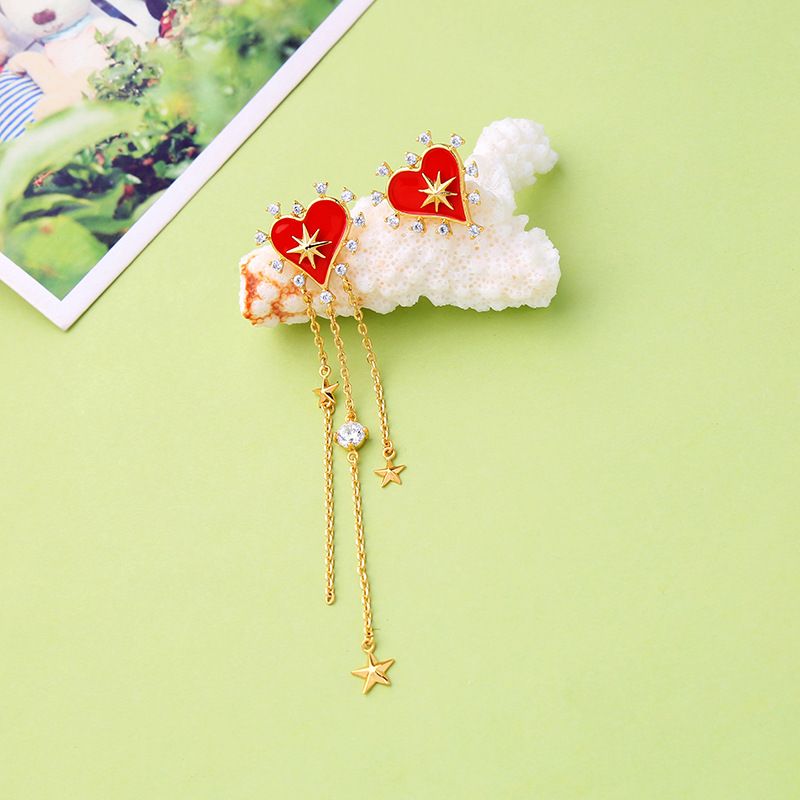 Alloy Fashion Sweetheart Earring  (photo Color)  Fashion Jewelry Nhqd6354-photo-color