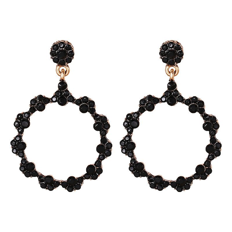 Alloy Fashion Geometric Earring  (black)  Fashion Jewelry Nhjj5622-black