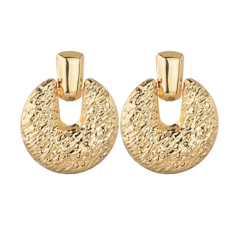 Womens Geometry Electroplating Alloy  Exaggeration Earrings Bq190411116677