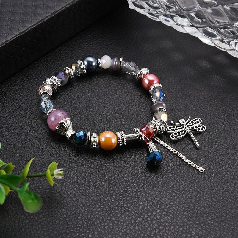 Vente Chaude Boho Bracelet Libellule Pendentif Exquis De Mode Creative Style Tout-match Bijoux