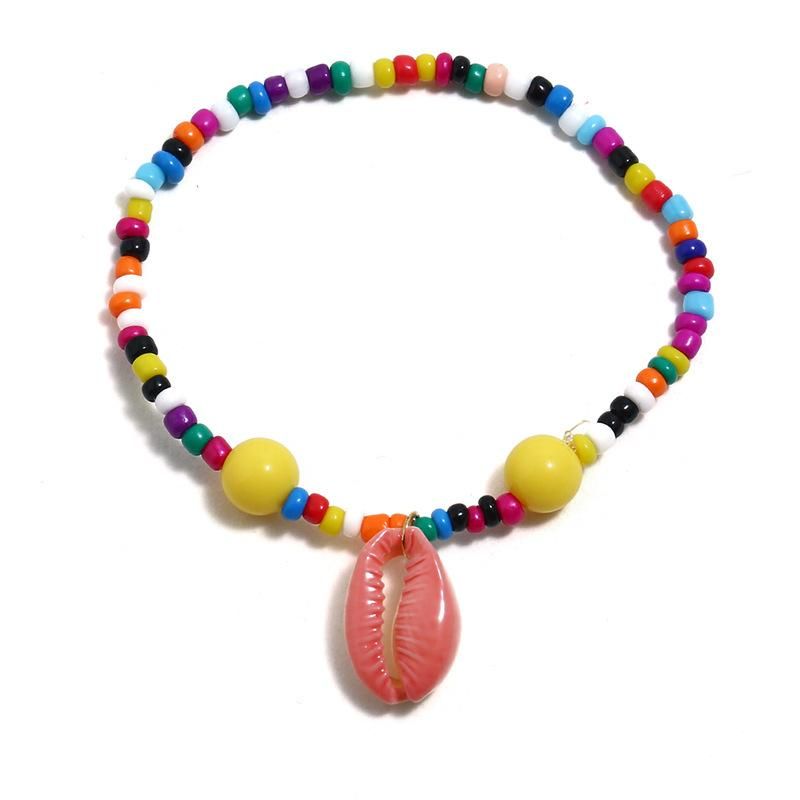 Childrens Shell Plating Alloy Hand-woven String Beads Bracelets &amp; Bangles Kq190416117768