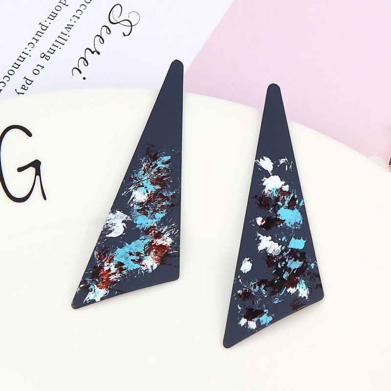 Unisex Geometry Dropper Metal  Fashion Wild Earrings Rr190419118321