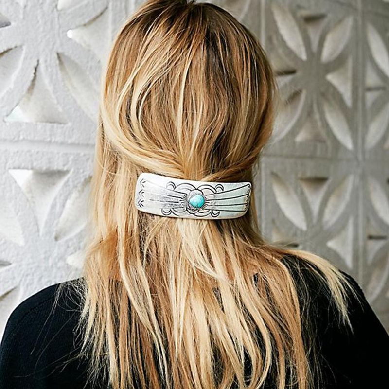 Womens Geometric Plating Alloy Hair Accessories Hn190422118626