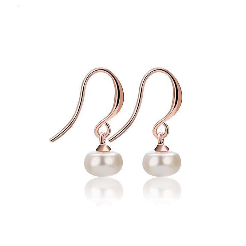 Womens Geometry Electroplating Copper  Beads Jinser Earrings Tm190423118865