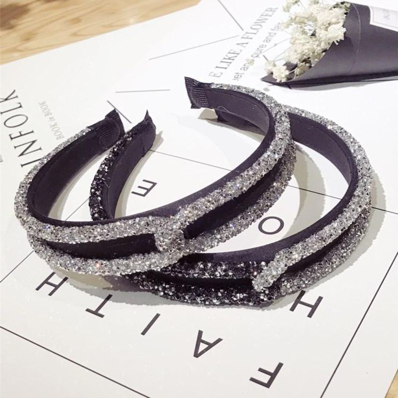 Womens U-shaped Imitated Crystal Hair Accessories Sm190426119318
