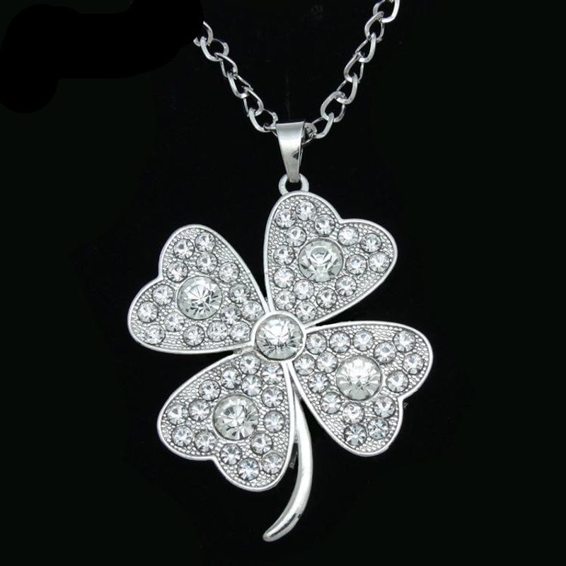 Womens Floral Electroplating Alloy Necklaces Nhas120894