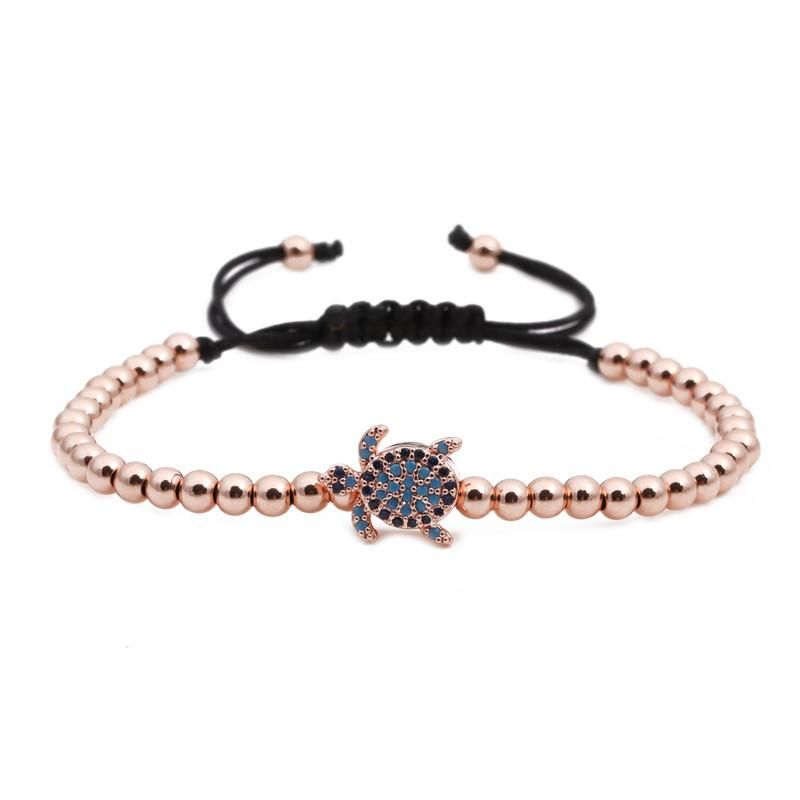 Unisex Gossip Copper Bead Weaving Bracelet Nhyl122544