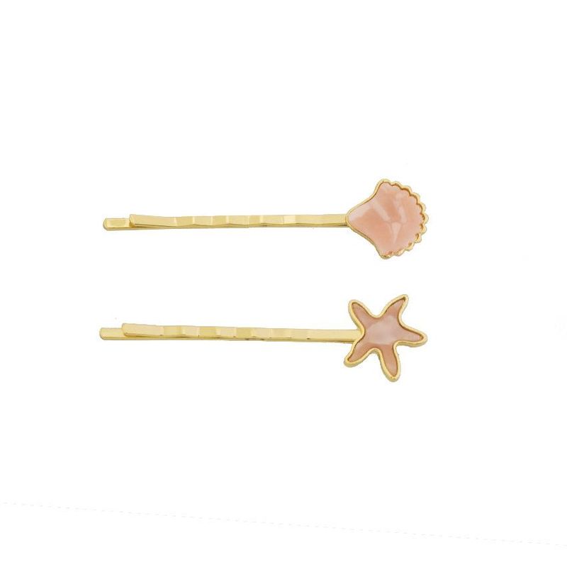 Womens Starfish Shell Plating Metal  Hair Clip Nhhn122568