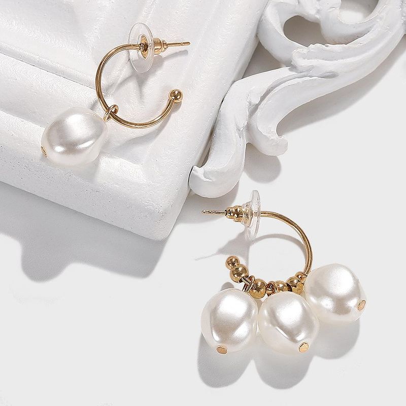 Womens Drop-shaped Beads Earrings Nhjq122691
