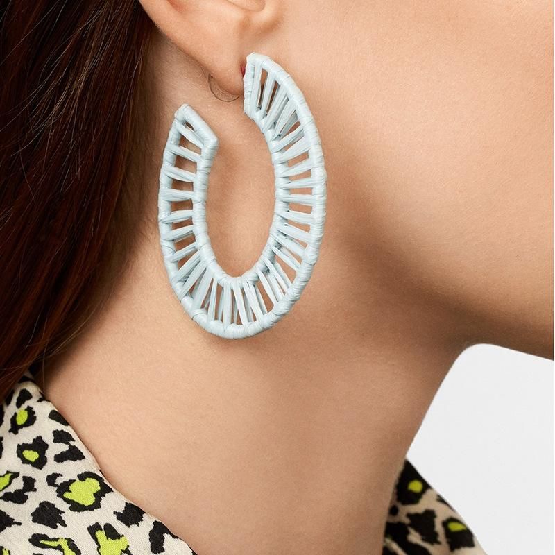 Womens Geometric Weaving Earrings Nhjq122792