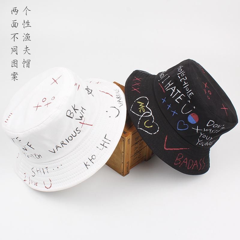 الكتابة على الجدران حوض قبعة المد العلامة التجارية النسخة الكورية من طوي الشمس حماية الشمس قبعة Nhxo123284