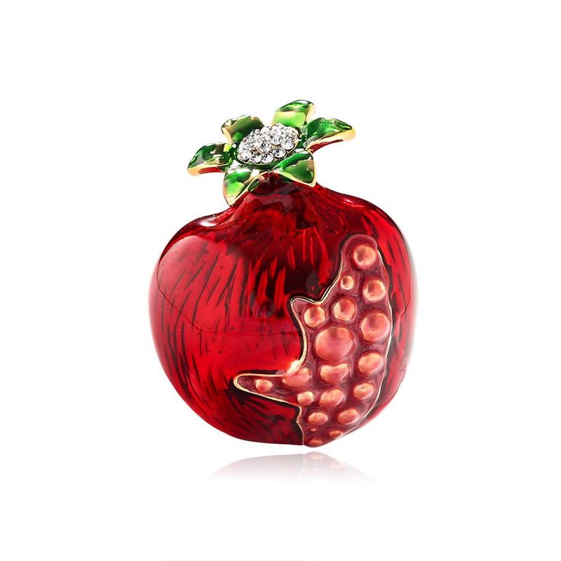 Womens Fruit Plating Pomegranate  Alloy Brooches Dr190505120134