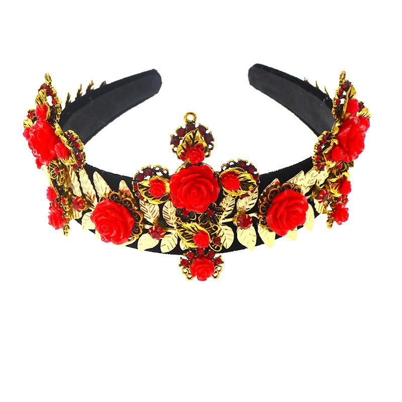Womens Crown Plating Alloy Hair Accessories Nt190506120414