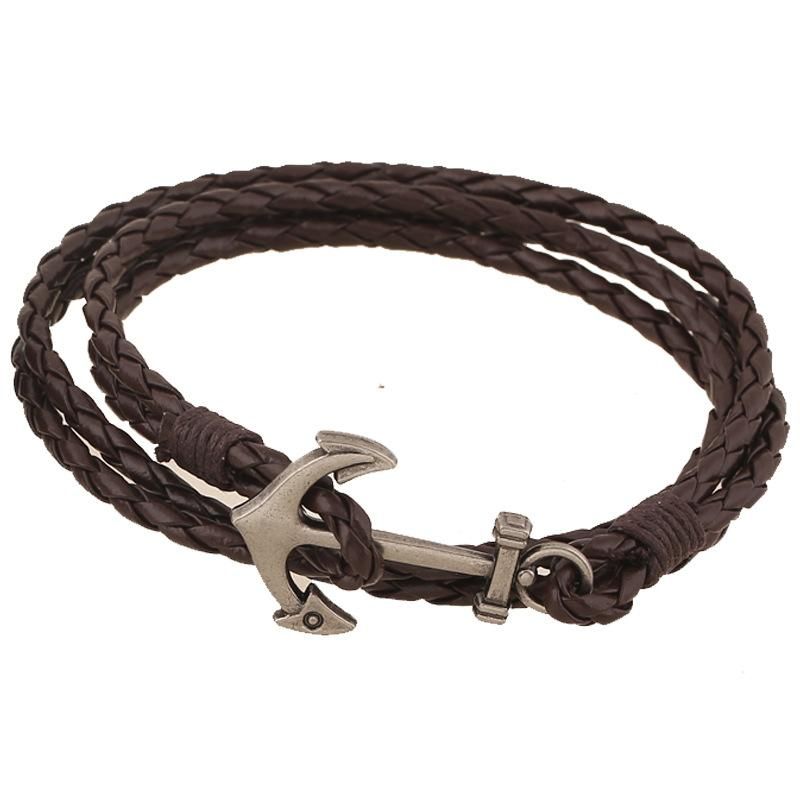 Unisex Geometric Artificial Leather Bracelets &amp; Bangles Nhpk120781