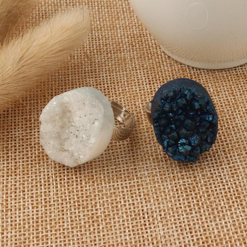 Womens Oval Natural Stone Rings Nhgo125196