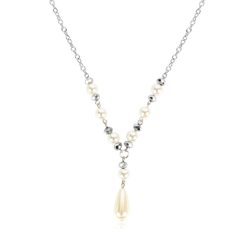Europäischer Und Amerikanischer Außenhandels Schmuck Lange Imitation Perlen Kristall Wasser Tropfen Süße Und Süße Halskette Weiblich 10880