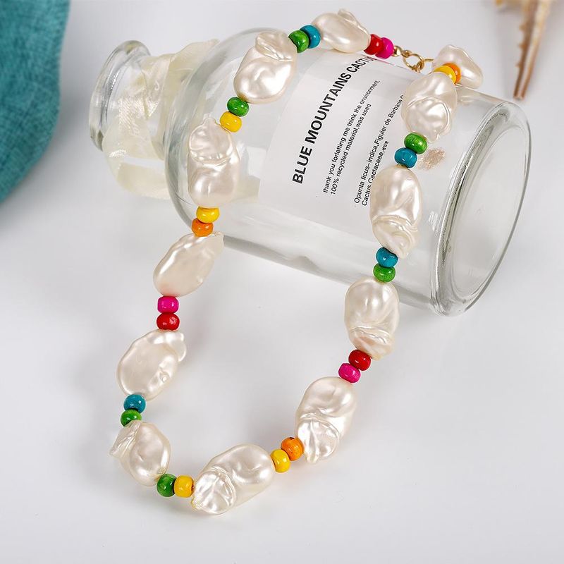 Böhmische Kreative All-match-ozean Geometrische Halskette Weibliche Perle Muschel Stein Halskette Ohrring Armband Serie