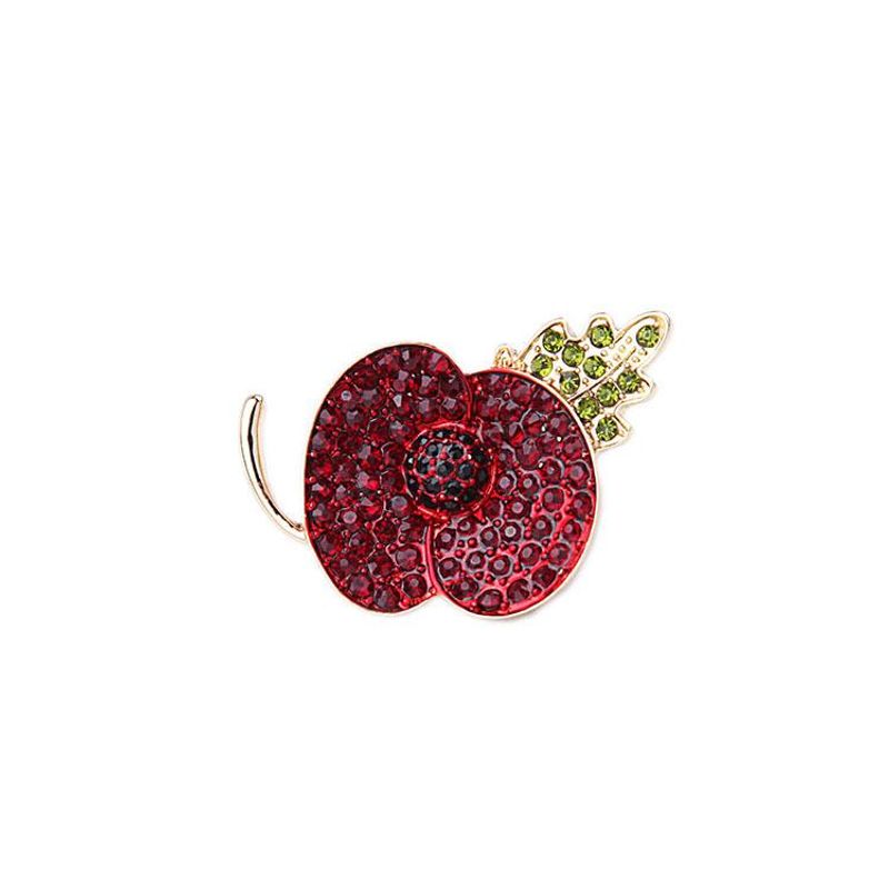 Womens Floral Cute Colorful Flowers Rhinestone Alloy Brooches Nhqd126610