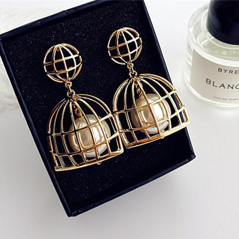 Womens Fashion Birdcage-shaped Alloy Pendant Nhwk127070