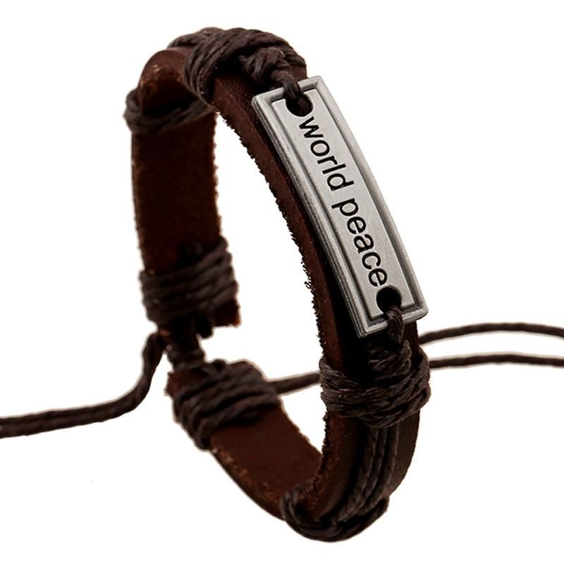 Unisex Geometric Other Leather Bracelets &amp; Bangles Nhpk127712