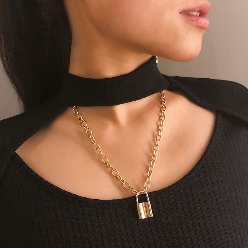 Womens Geometric Plating Alloy Necklaces Nhxr127878