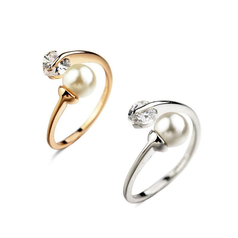 Exquisite Heart Zircon Open Beads Ring Nhlj130017