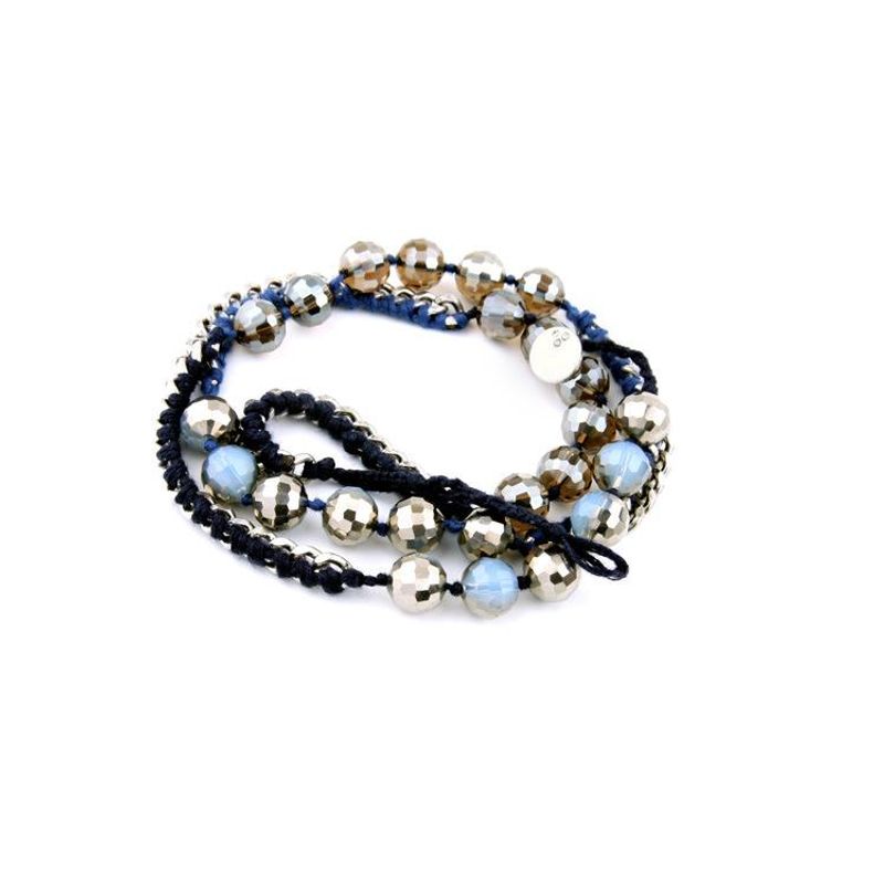 Womens Rhinestone-studded Alloy Bracelets &amp; Bangles Nhqd125577