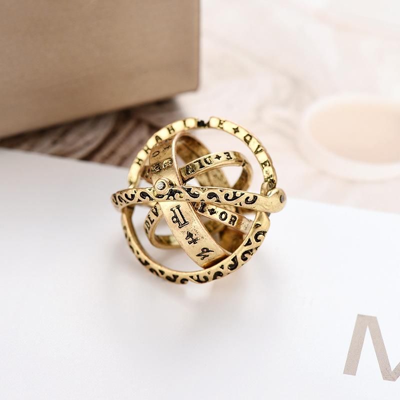 Unisex Constellation Plating Alloy Rings Nhxs125626