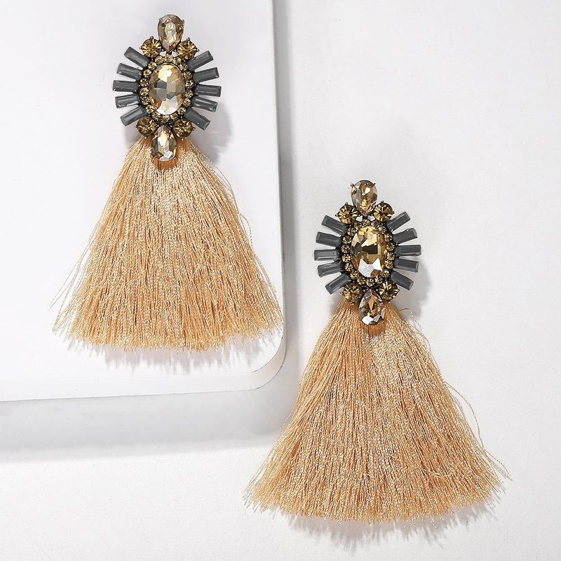 Fashion Women Rhinestone Stud Earrings Nhjq133776