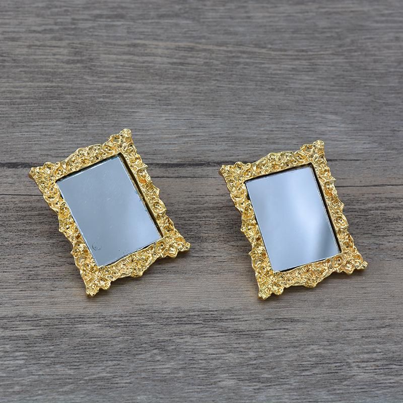 Palace Royal Style Alloy Crown Frame Earrings Nhnt134317