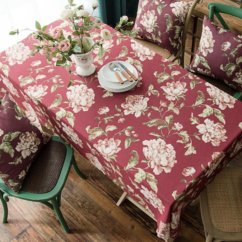 Fashion Waterproof Printed Tablecloth Kitchen Living Room Multi Types Nhsp134602