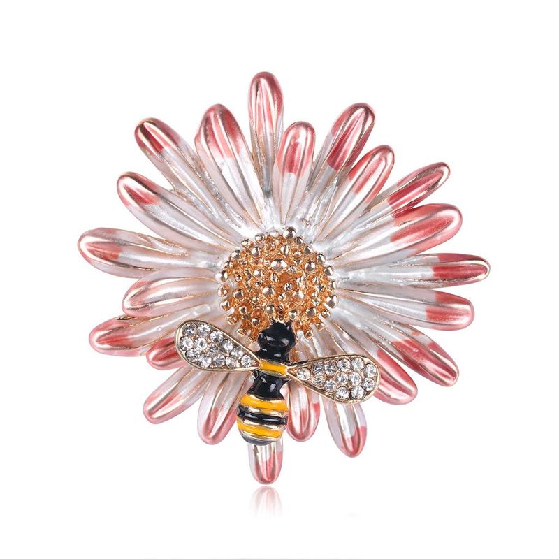 Fashion Bee Flower Alloy Brooch Nhdr135161