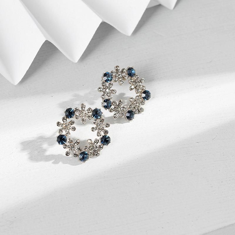 Fashion Snowflake Wreath Niche Earrings Nhll135998