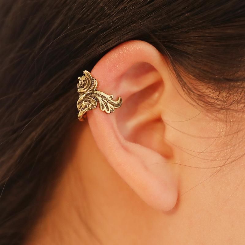 Fashion Women Fishtail Ear Cuff Clip Earrings Alloy Alloyen Nhdp136135