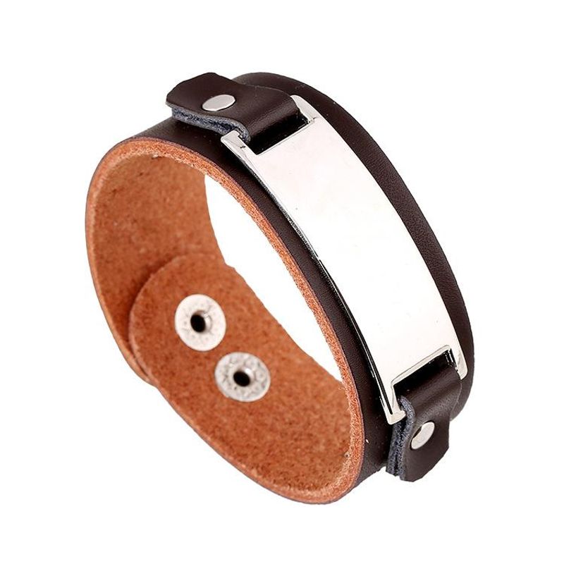 Vintage Style Punk Leather Bracelet Nhpk136795