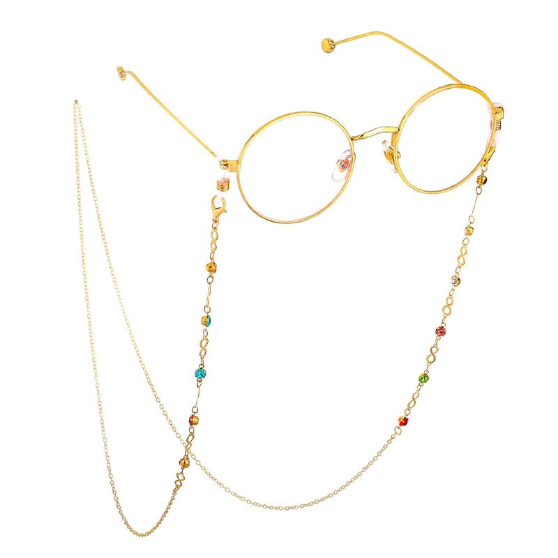 Colored Rhinestone Non-slip Glasses Chain Nhbc137248