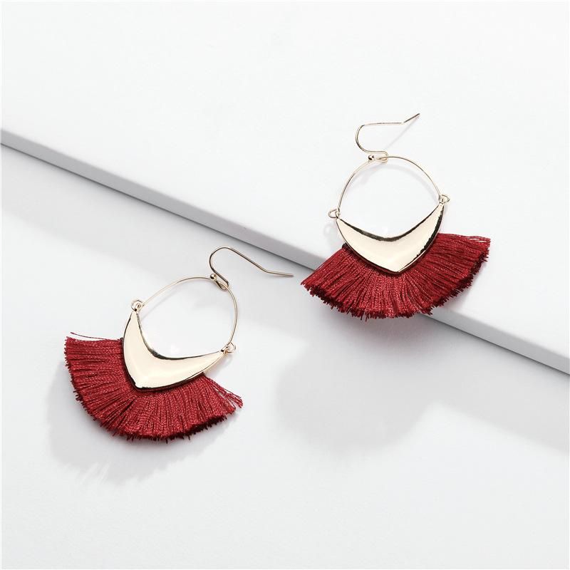 Aretes De Aleación Geométrica Para Mujer Nhlu138330