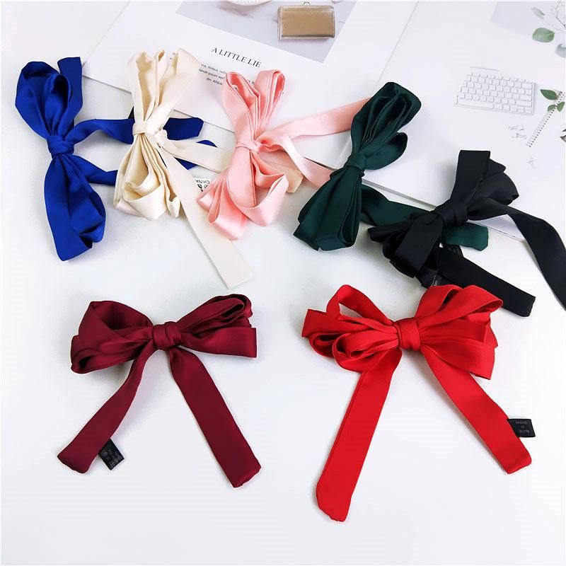 Wild Thin Strips Of Solid Color Small Scarves Nhmn138600