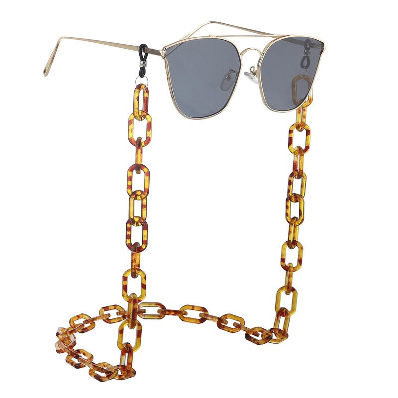 Fashion Acrylic Leopard Glasses Chain Nhbc130975