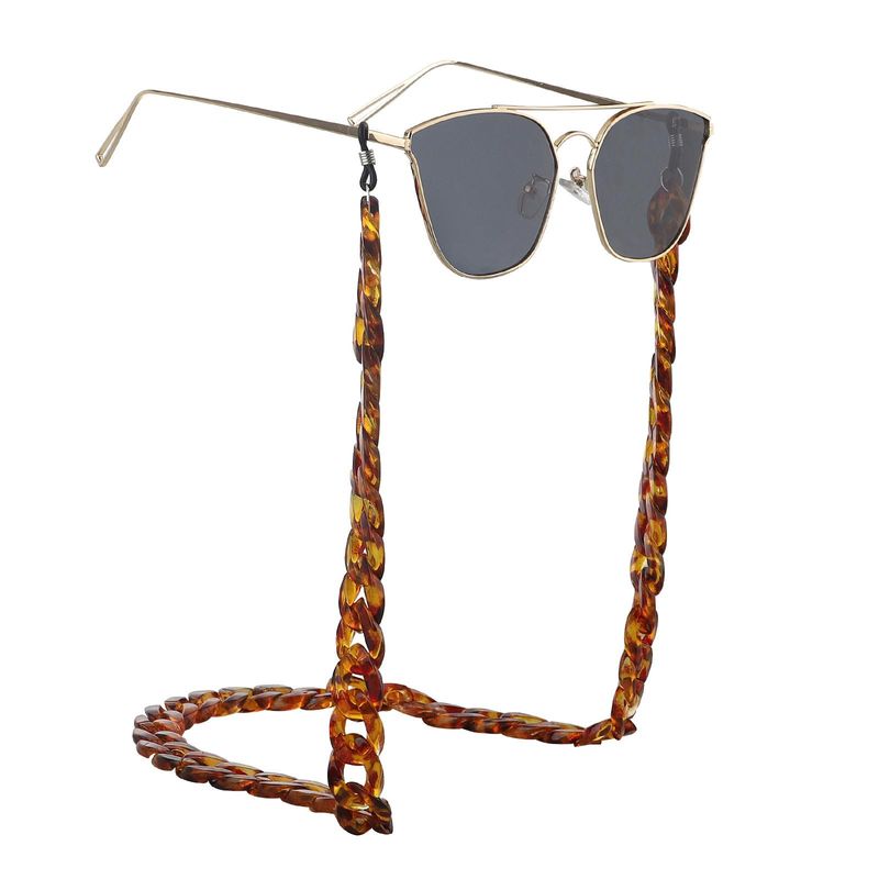 Harz Acryl Kunststoff Leoparden Muster Brillen Kette Einfache Retro Mode Umweltschutz Brillen Kette Rutsch Fest Und Verlust Fest