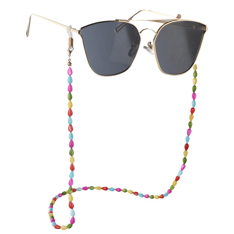 Beach Natural Color Water Droplets Shell Glasses Chain Nhbc131051