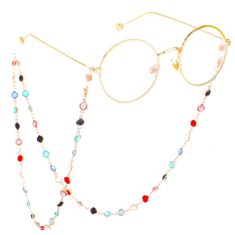 Colorful Glass Beads Handmade Glasses Chain Nhbc131091