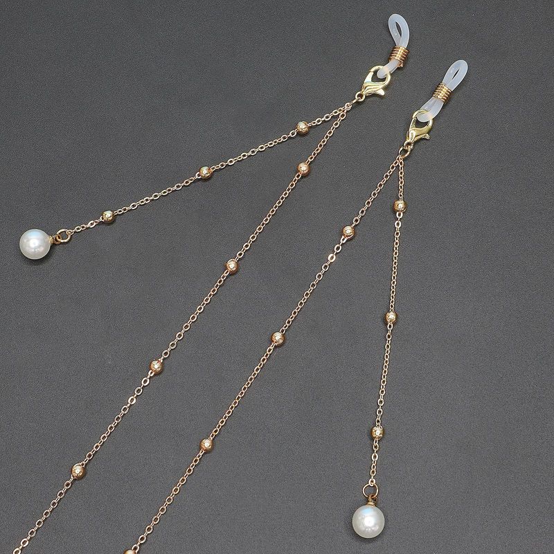 Fashion Beads Beaded Metal Glasses Chain Nhbc131094