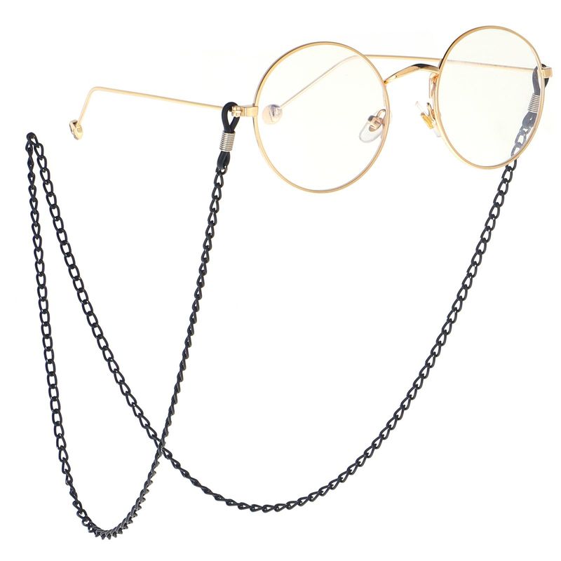 Fashion Alloy Glasses Chain Black Nhbc131104