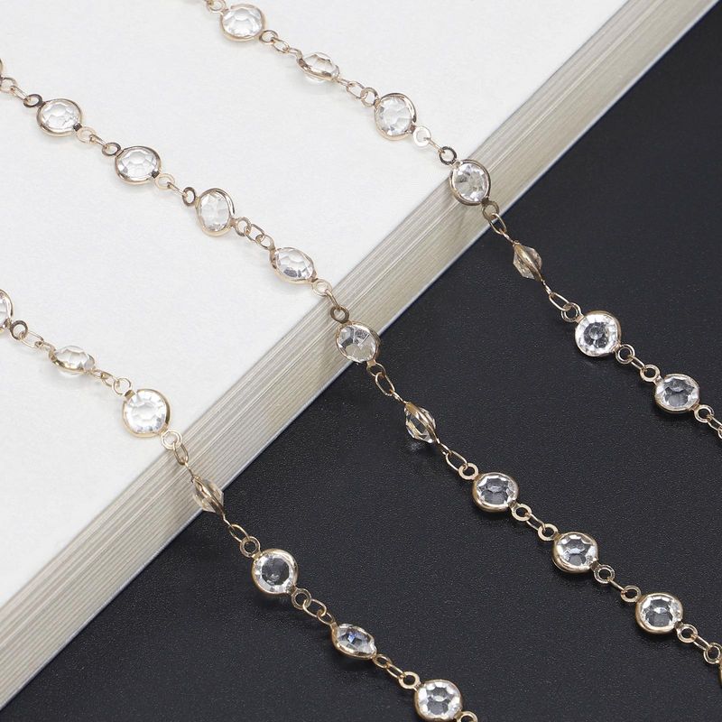 Transparent Imitated Crystal Glasses Chain Nhbc131142
