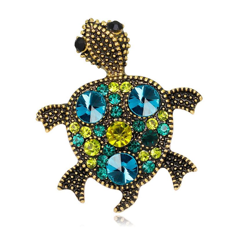 Fashion Cute Retro Small Turtle Alloy Brooch Nhdr132308