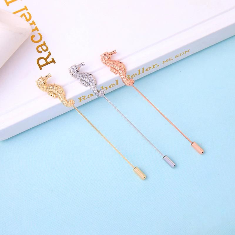 Fashionable Cute Hippocampus Alloy Brooch Nhqd141808