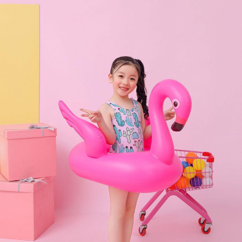 Moda Bebé Inflable Flamingo Sentado Anillo Nhww142488
