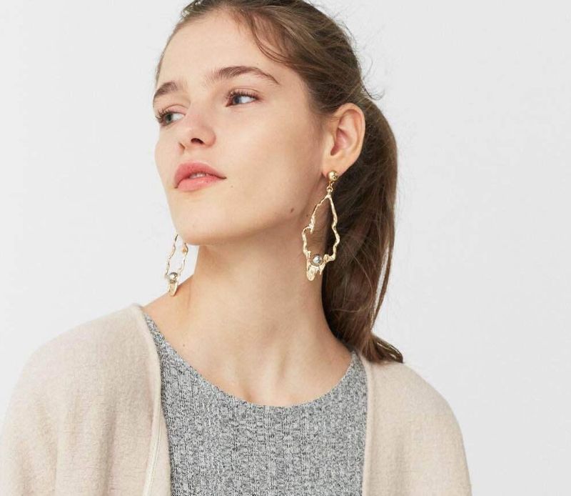 Grenz Überschreitende E-commerce-direkt Versorgung Neuer Europäischer Und Amerikanischer Ethnischer Stil Neuer Stil Frauen Handwerks Übertriebene Perlen Lange Ohrringe